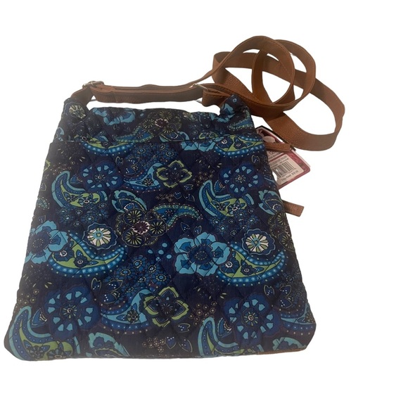 Stone Mountain Quilted Navy Multicolored Paisley Purse NWT - Picture 3 of 4